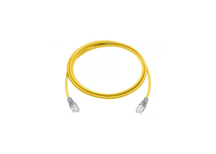 R&M R196197 PC C6 U/UTP 4P LSZH Yellow Patch Cord