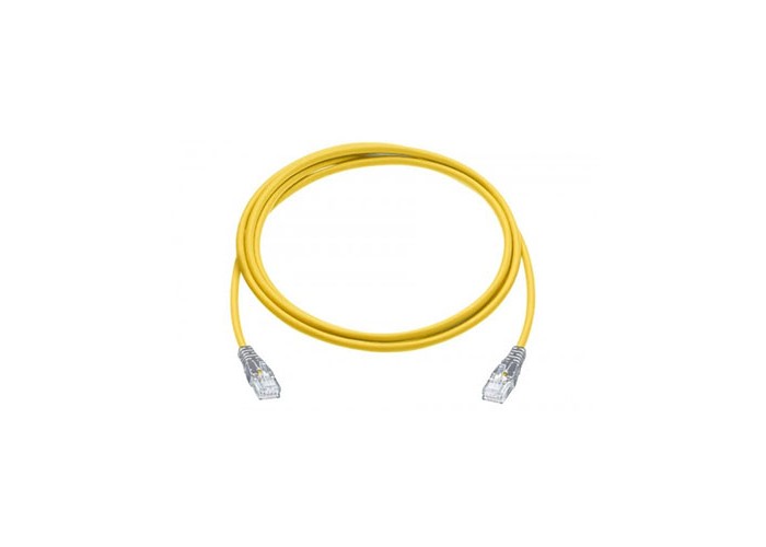R&M R881004 CU CL C6 U YL Patch Cord