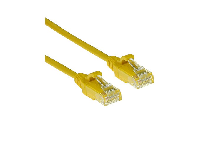 R&M R881007 Cat6 U/UTP LSZH Yellow Patch Cord